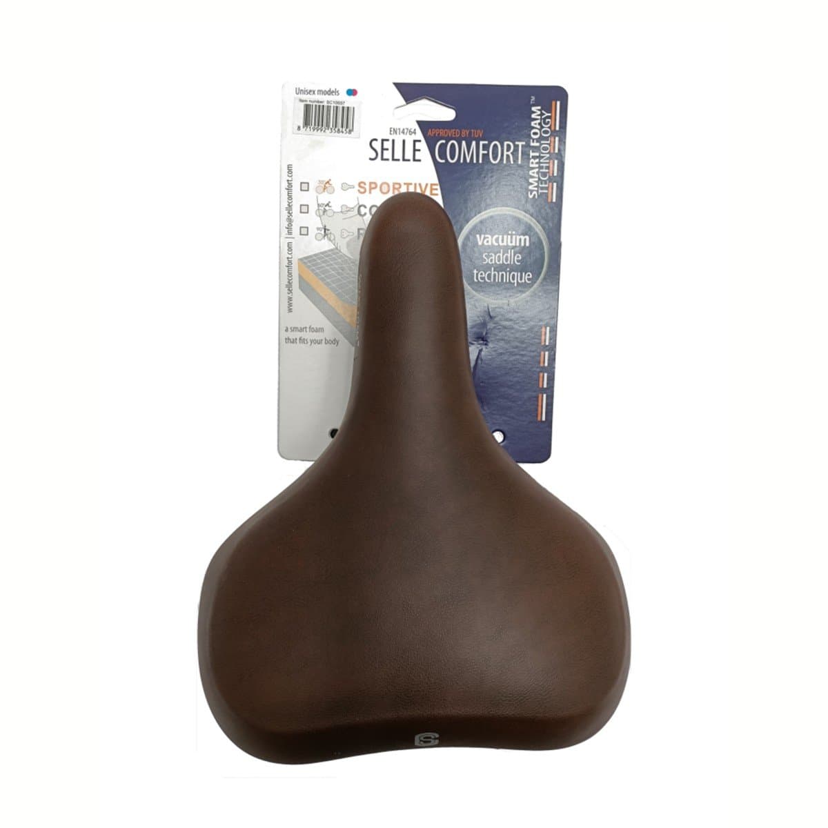 Selle Comfort ZADEL "Pure" Bruin memory foam
