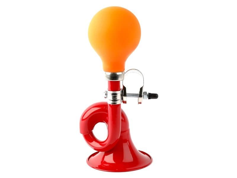 PexKids Claxon/balhoorn Posthoorn rood op kaart