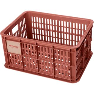 MAND VOOR / KRAT KUNSTST. BASIL CRATE S RECYCLED TERRA RED INH. 17,5L.
