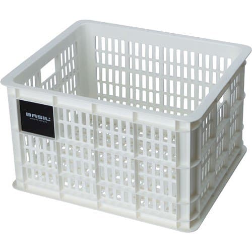 Basil PVC KRAT middel 29,5L Wit 21138 bright white