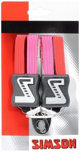 Simson Kinder-BINDER KORT Roze/Rood