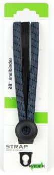 Widek Eye binder 1x12 mm. zwart, 2x12mm. blauwgrijs met zwarte stalen platen op kaart