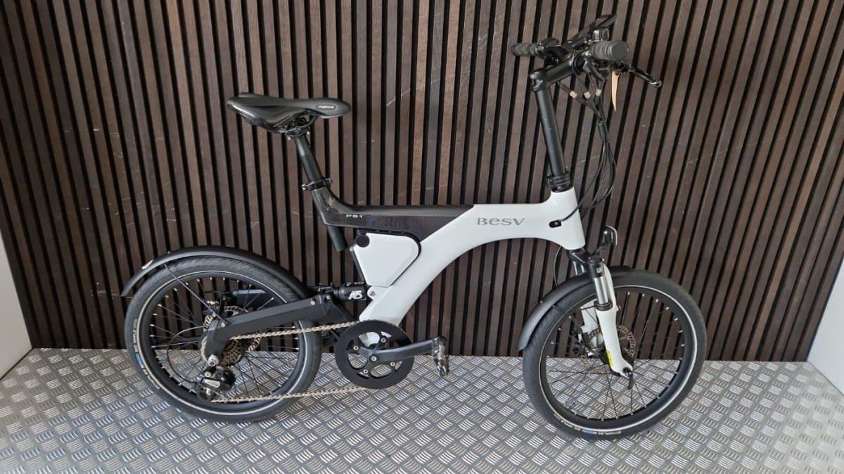 Tweedehands BESV Vouwfiets Elektrisch Wit | Budget Bike