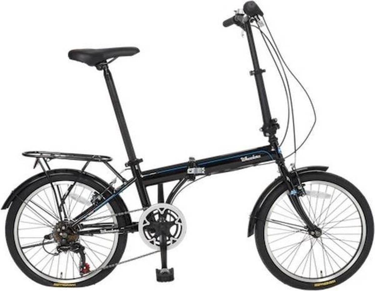 Wheelerz Vouwfiets Zwart - Compact en Rijklaar