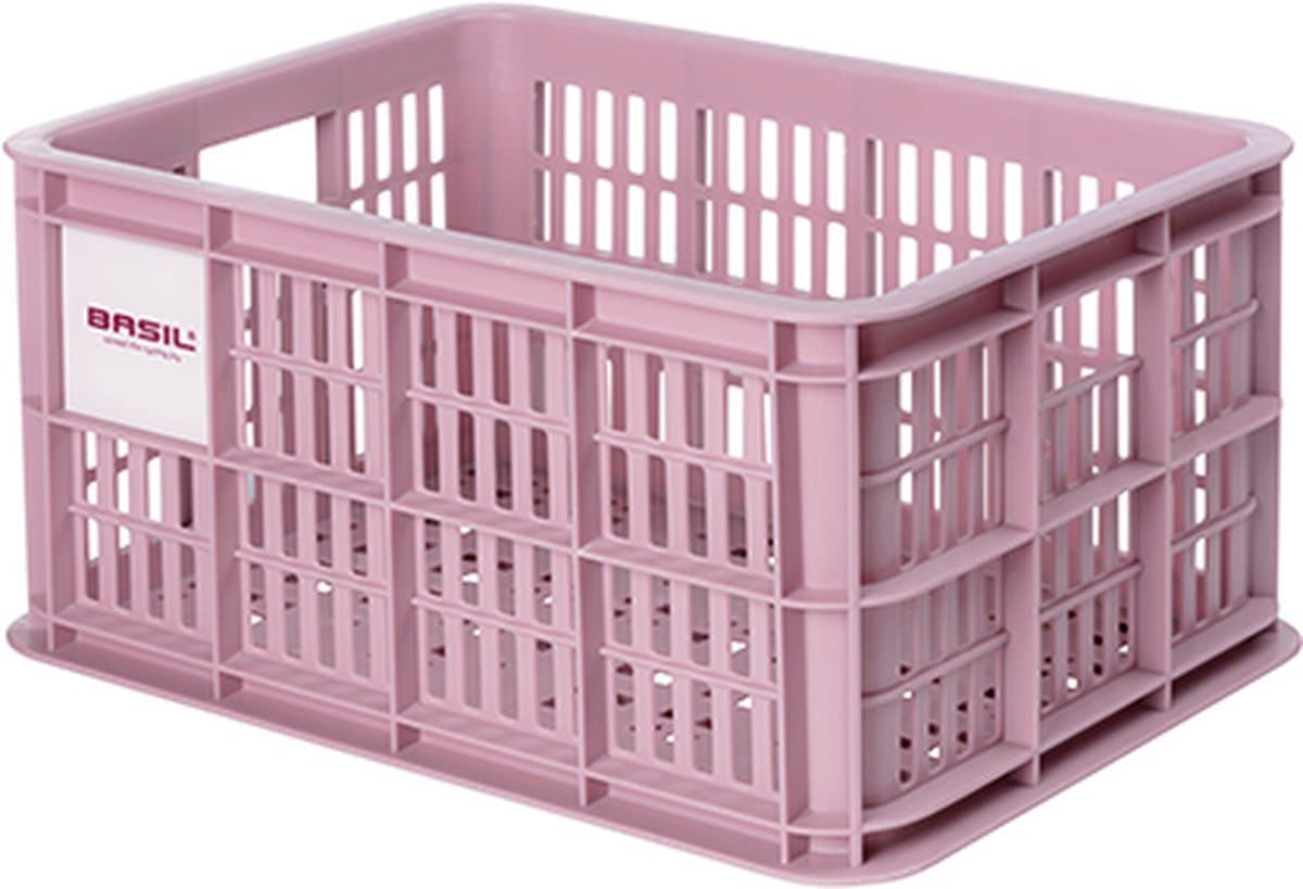 MAND VOOR / KRAT KUNSTST. BASIL CRATE S RECYCLED FADED BLOSSOM INH. 17,5L.