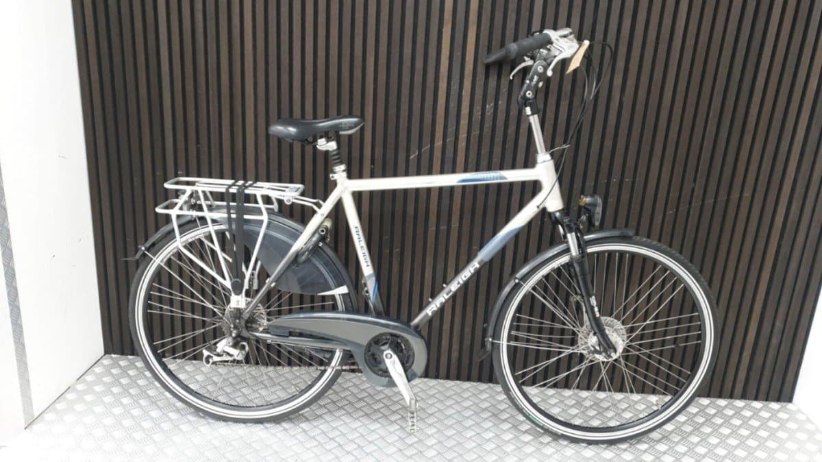 Raleigh Stadsfiets Grijs Tweedehands - Derailleur &amp; Rollerbrake