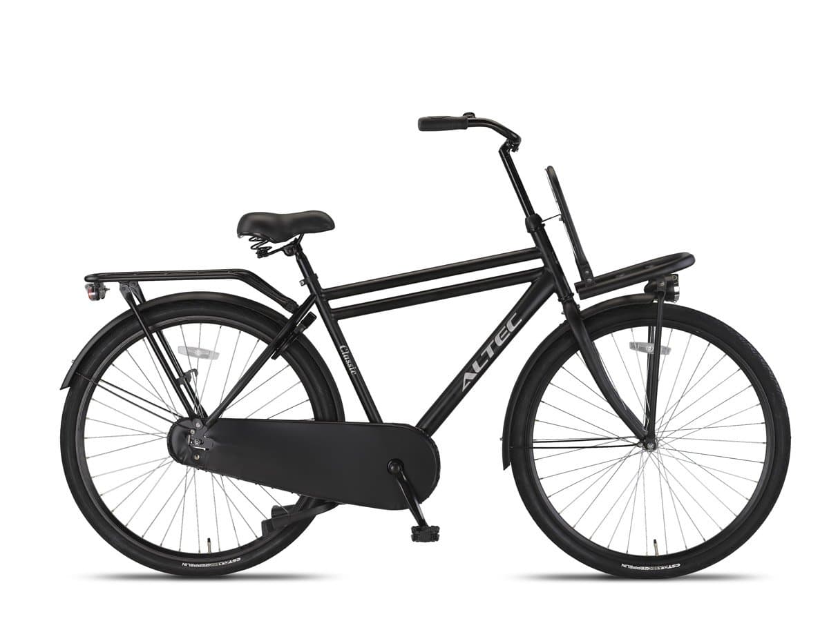 Altec Classic 28 inch Heren Transportfiets Mat Zwart