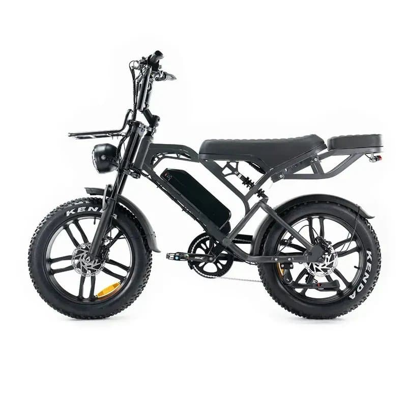 QMWheels Elektrische Fatbike Mountainbike Zwart