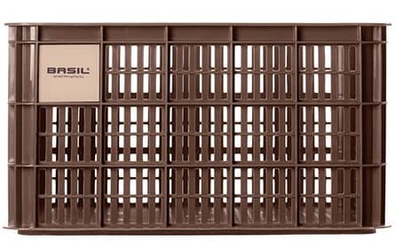 MAND VOOR / KRAT KUNSTST. BASIL CRATE L RECYCLED CHOCOLATE BROWN INH. 40L.