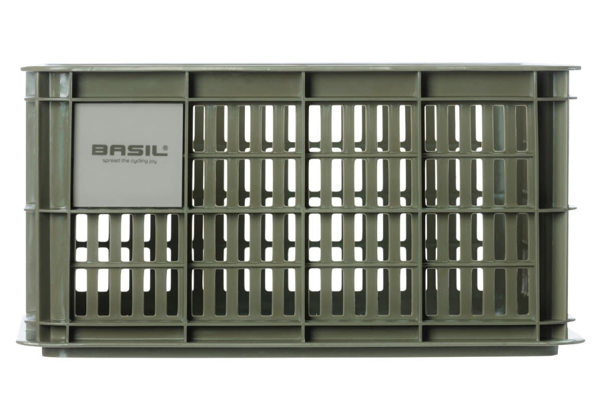 MAND VOOR / KRAT KUNSTST. BASIL CRATE S RECYCLED MOSS GREEN INH. 17,5L.
