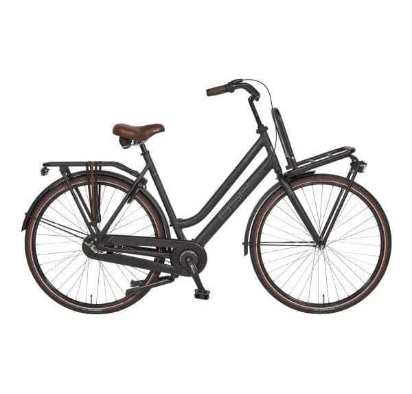 BSP Transportfiets zwartmat - rijklaar en betaalbaar