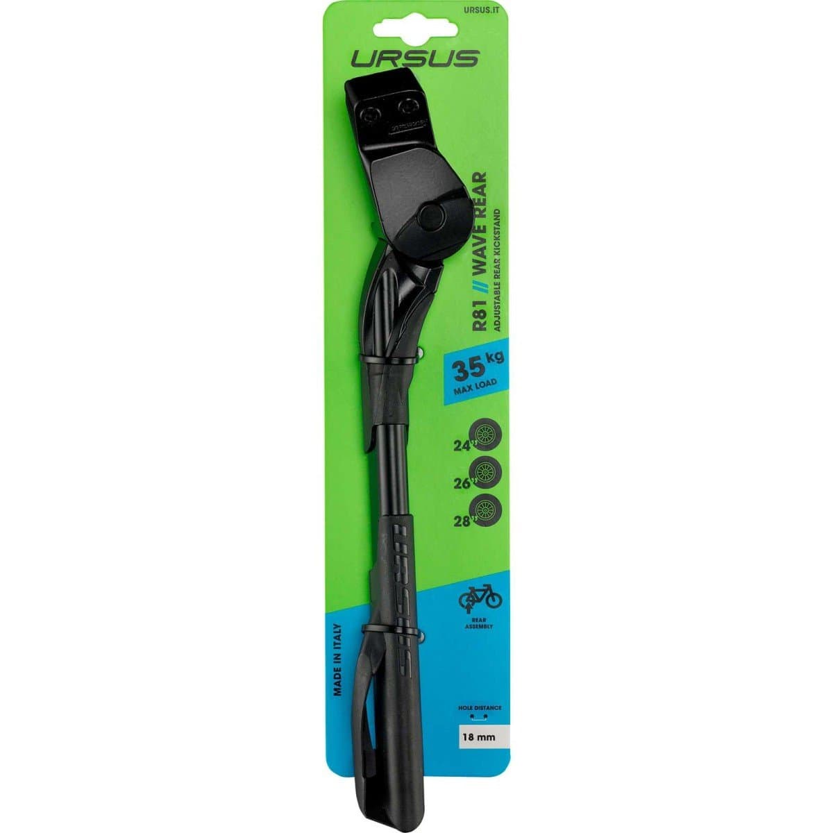 Ursus STANDAARD "Wave" 2-BOUTS 18mm