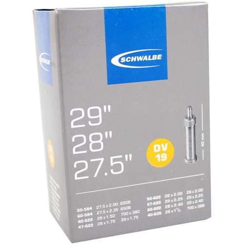 Schwalbe binnenband 27,5" 28" 29" DV19 40/62-584/635