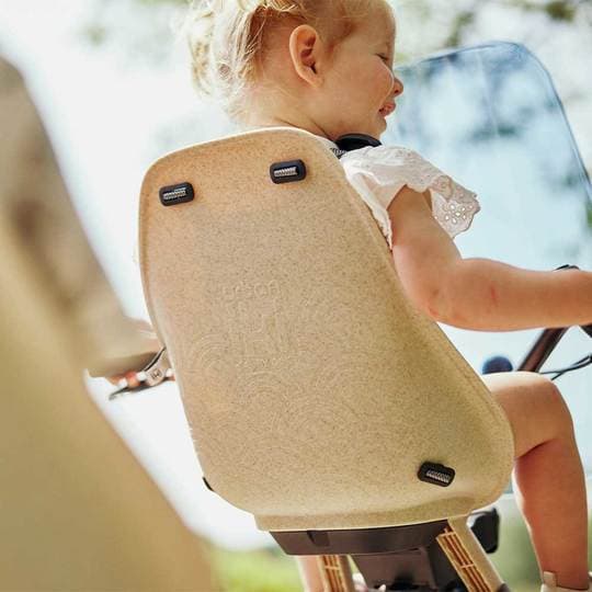 Kinderzitje Urban Iki Voor Bio Oishi Beige/Bincho Black