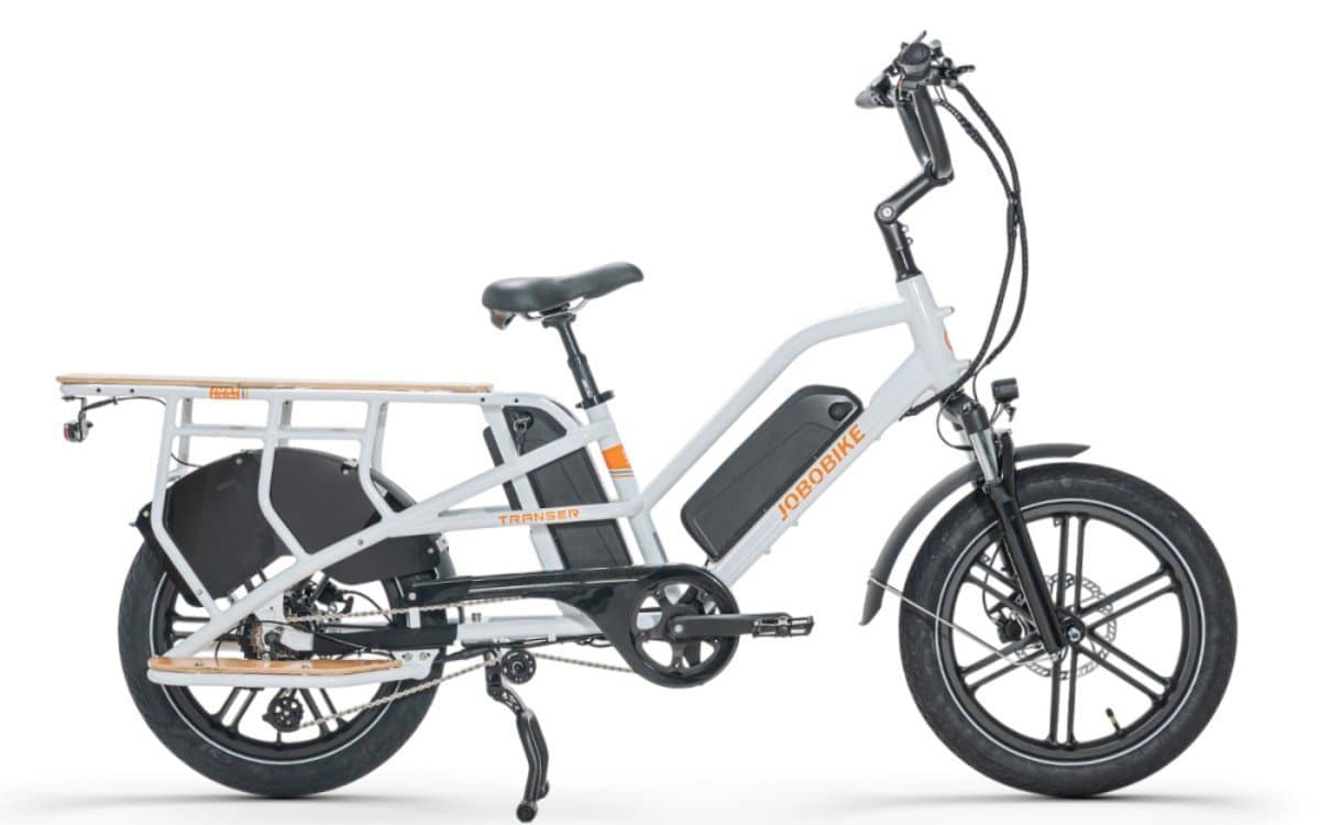 Jobobike Transer E-bakfiets Bafang Achterwielmotor 624wh 7v