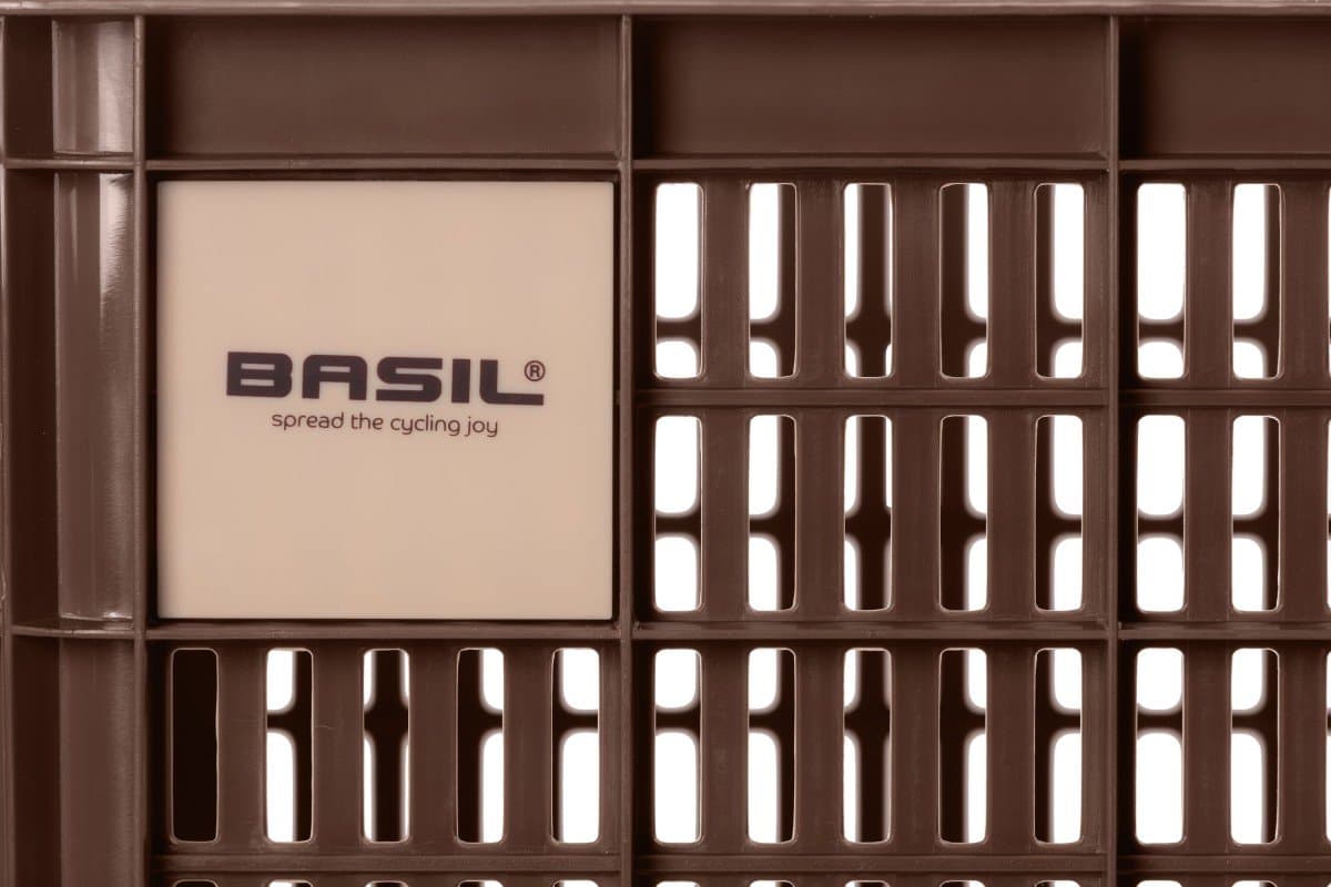 MAND VOOR / KRAT KUNSTST. BASIL CRATE M RECYCLED CHOCOLATE BROWN INH. 27L.